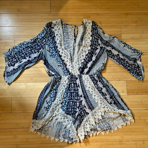 California Moonrise Shorts Romper (M) - Picture 1 of 8